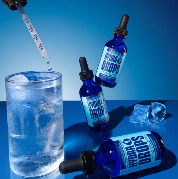 Hydra Drops Liquid Hydration Electrolyte Drops, 1 Bottle