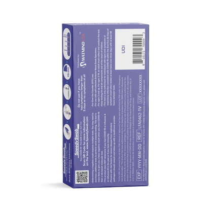SpeedySwab™ Rapid COVID-19 + FLU A&B Antigen Self Test