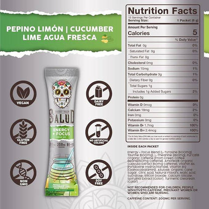 Salud Cucumber Lime Energy