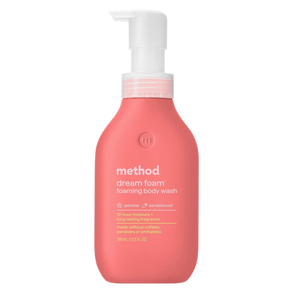 Method Foaming Body Wash, Jasmine & Sandlewood, 13.5oz