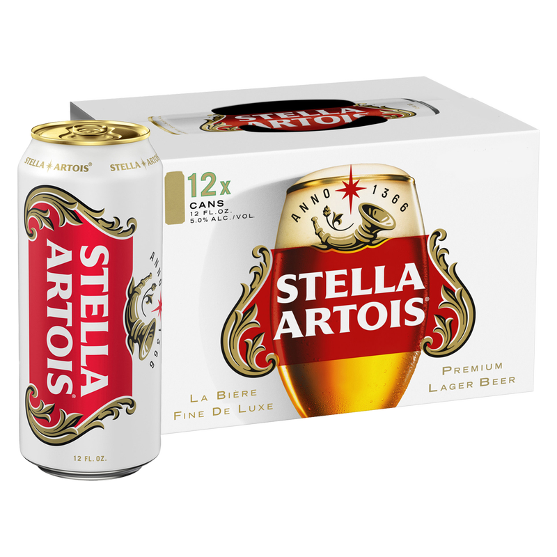 Stella Artois 12pk 12oz Cans 5.0% ABV