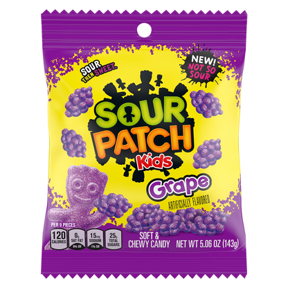Sour Patch Kids Grape Soft & Chewy Candy 5.06oz