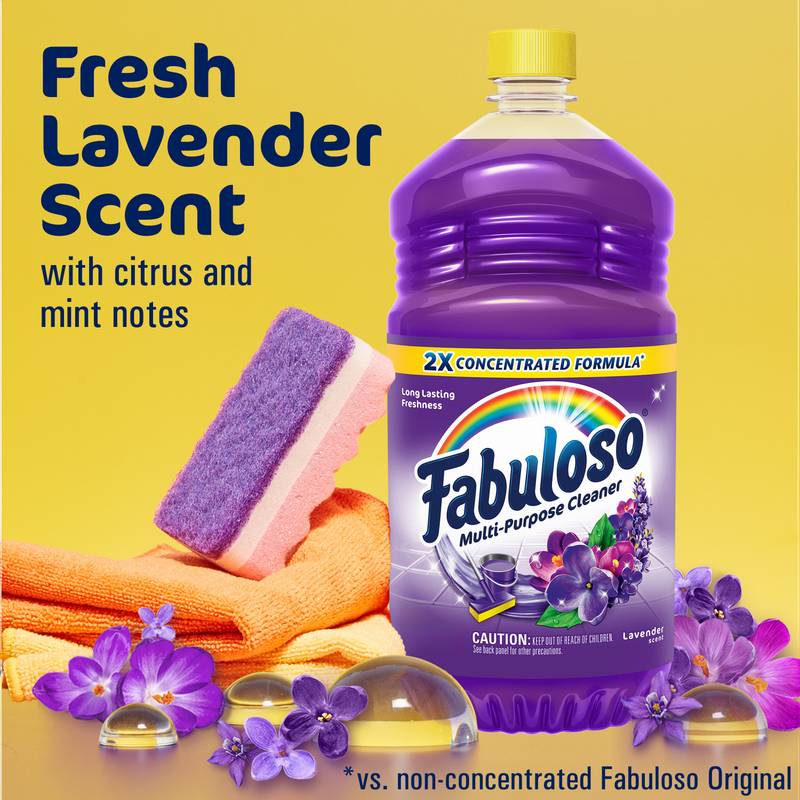 Fabuloso Multi-Purpose Cleaner, Lavender Scent, 33.8oz