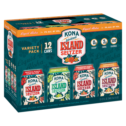 Kona Spiked Seltzer Island Variety 12pk 12oz Can