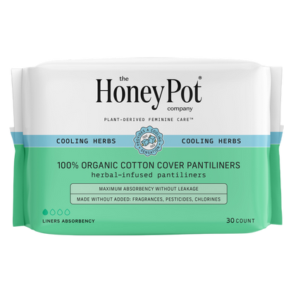 The Honey Pot Everyday Herbal Pantiliners 30ct