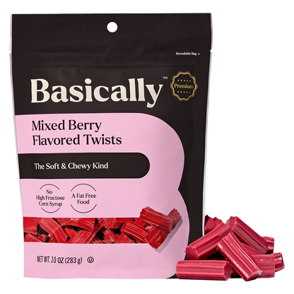 Basically Premium Mixed Berry Twists 10 oz