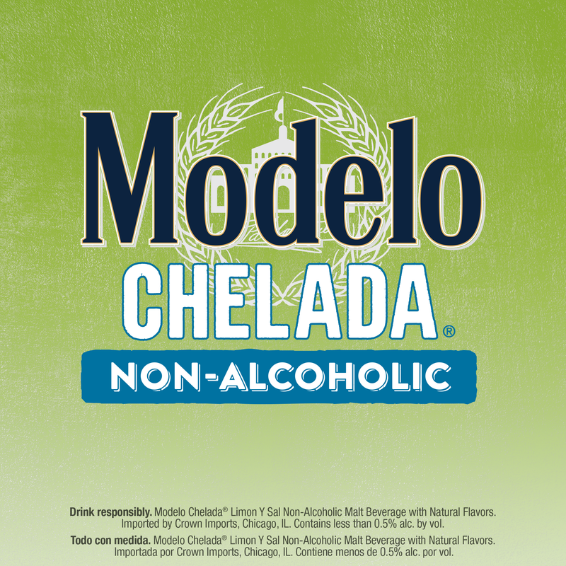Modelo Chelada Limon Y Sal Non-Alcoholic 6pk 12oz Can