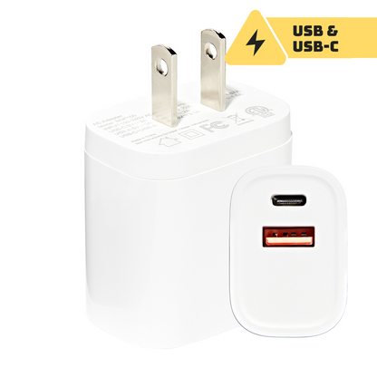 Basically, 20W Dual-Port USB-A and USB-C Wall Charger