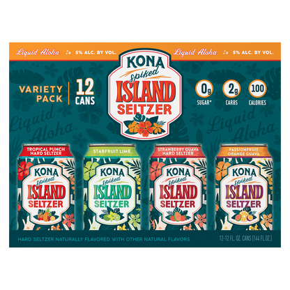 Kona Spiked Seltzer Island Variety 12pk 12oz Can