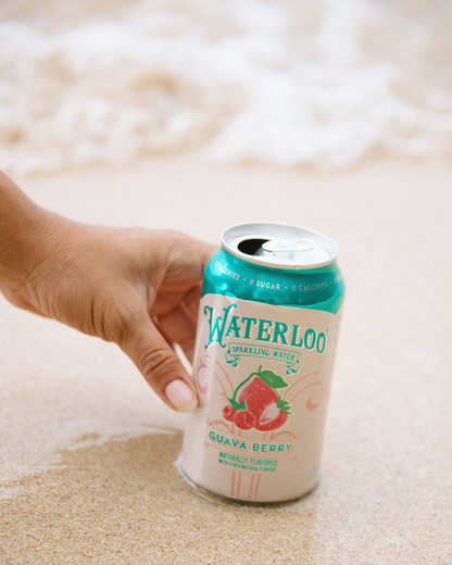 Waterloo 12pk Guava Berry Sparkling Water 12oz Cans