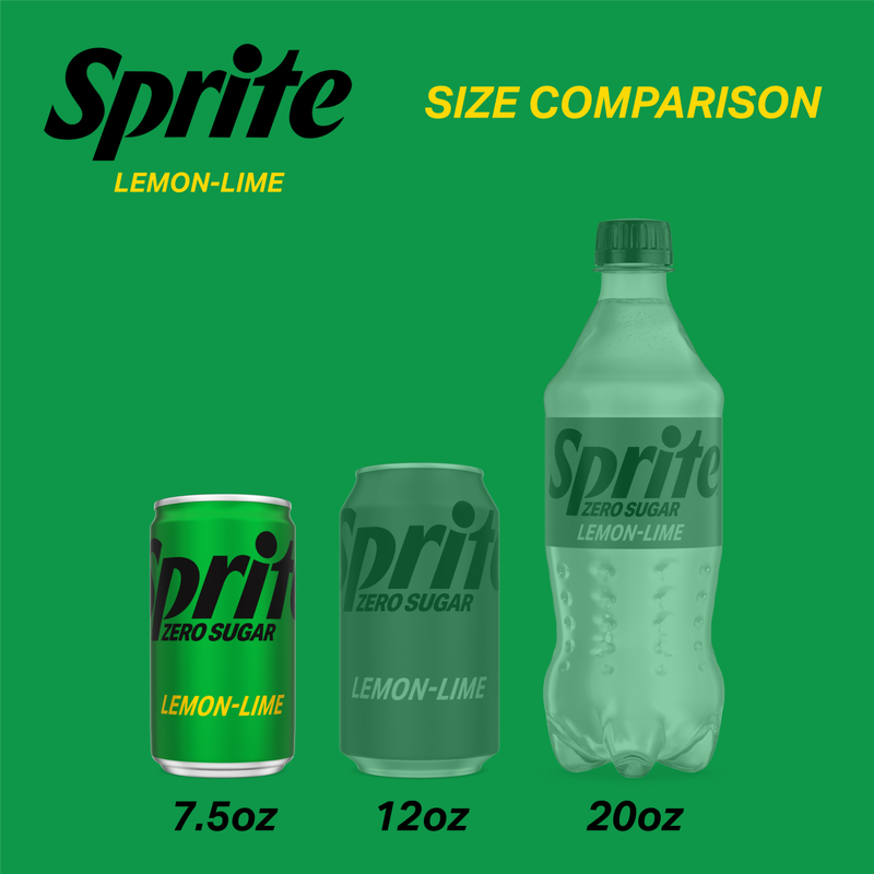Sprite Zero Sugar 6pk 7.5oz Mini Can