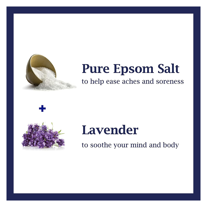 Dr Teal's Pure Epsom Salt Soothe & Sleep Lavender Soaking Solution 3lbs