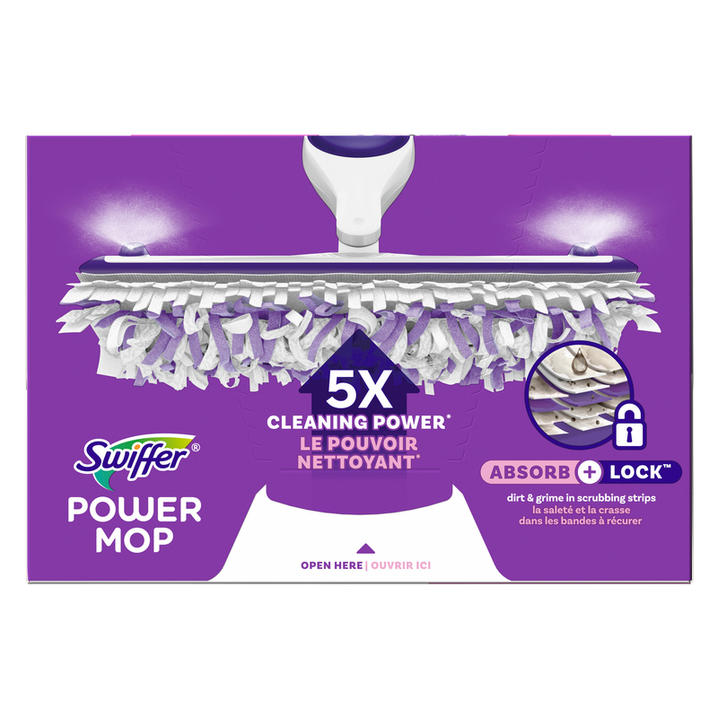 Swiffer PowerMop Multi-Surface Mopping Pad Refills, 8pk
