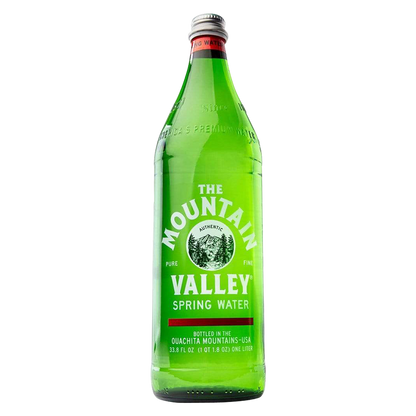 Mountain Valley Spring Water 12pk 1L Glass Bottle- XL