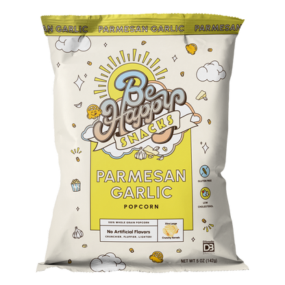Be Happy Popcorn Parmesan Garlic 5oz