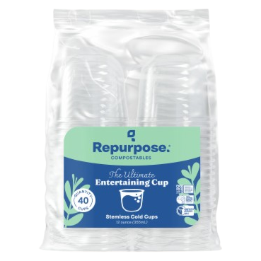 Repurpose Stemless Cups 40ct