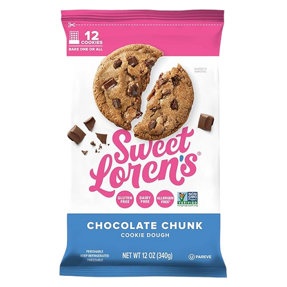 Sweet Loren's Gluten Free & Vegan Chocolate Chunk Cookie Dough - 12oz