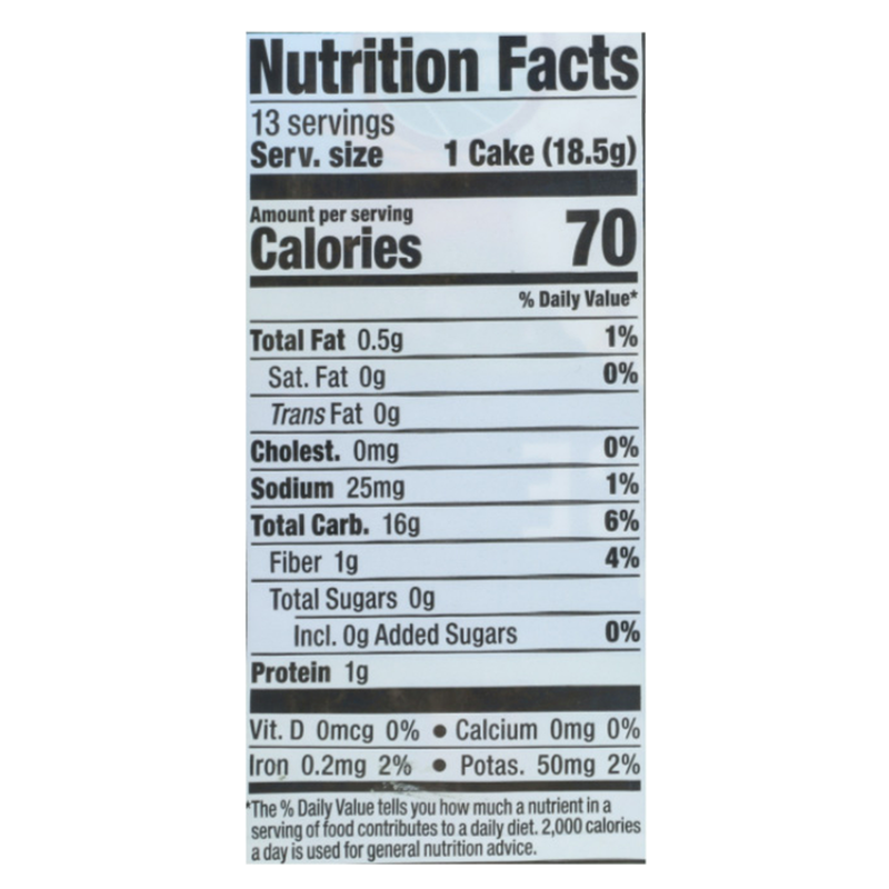 Lundberg Family Farms Lightly Salted Organic Brown Rice Cakes 8.5oz bag