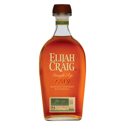 Elijah Craig Straight Rye Whiskey 94Pf 750ml