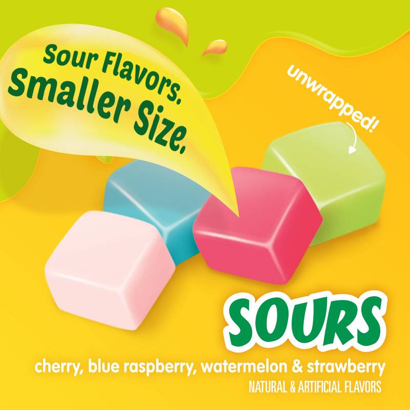 STARBURST Minis Size Sour Candy Fruit Chews, Full Size, 1.85 oz Bag