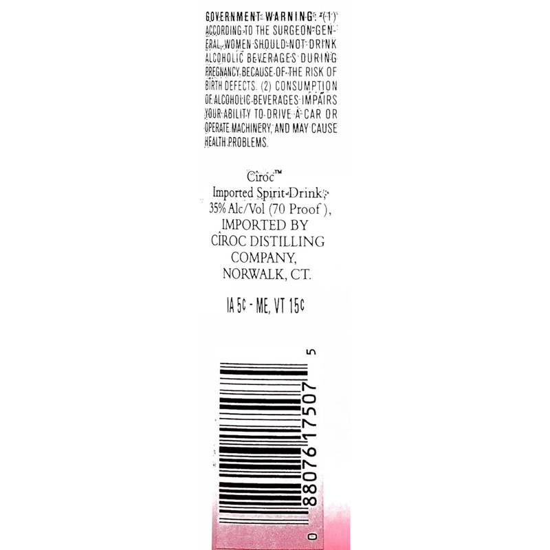 Ciroc Red Berry Vodka 1.75L