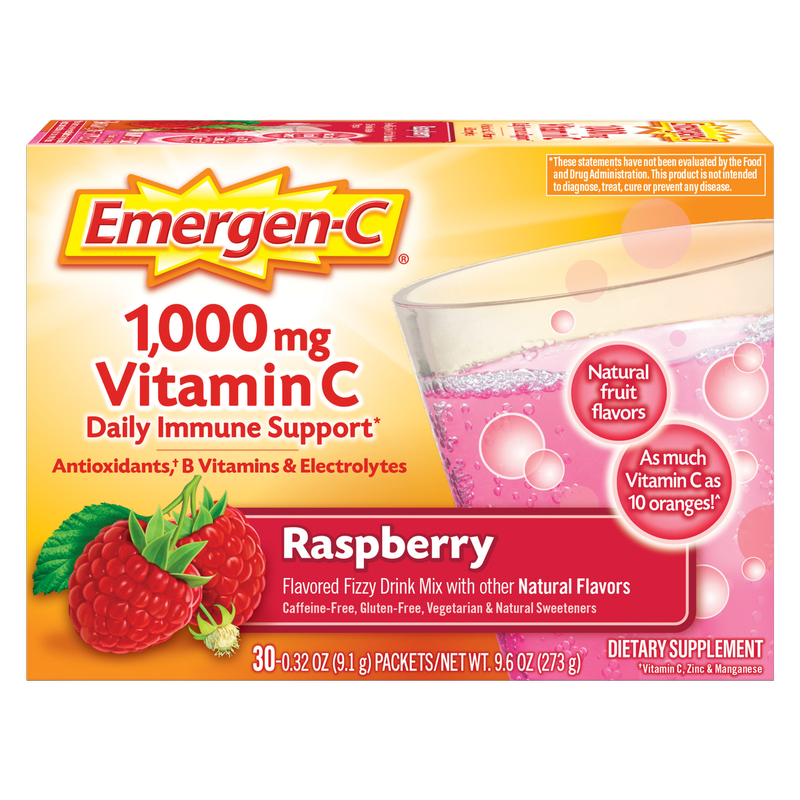 Emergen-C Raspberry 30ct