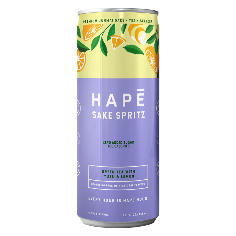 Hape Sake Spritz Green Tea 4 Pack (4PK 355 ML) - Hape – BevMo!