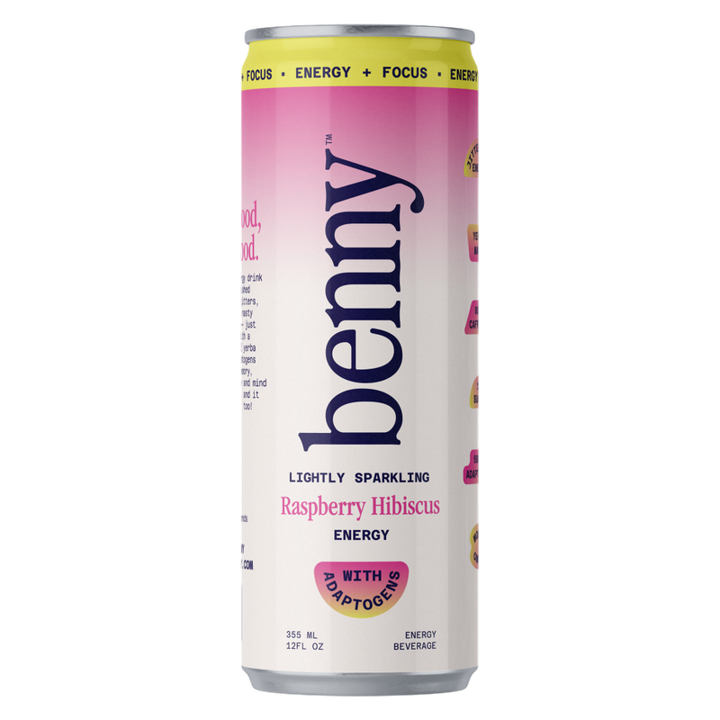 Benny Everyday Energy Raspberry Hibiscus 12oz Can