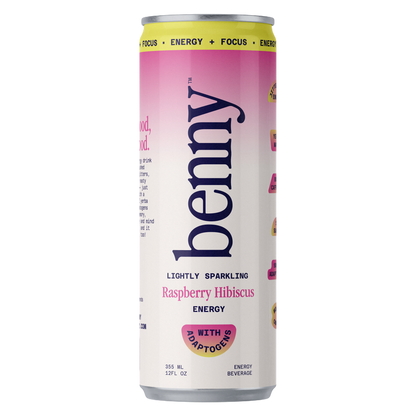 Benny Everyday Energy Raspberry Hibiscus 12oz Can
