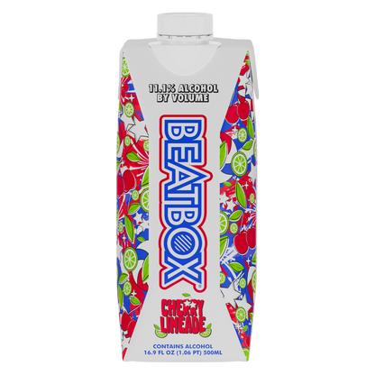 BeatBox Cherry Limeade 500ml 11.1% ABV Wine Party Punch