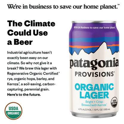 Patagonia Kernza Organic Lager (6PKC 12OZ)