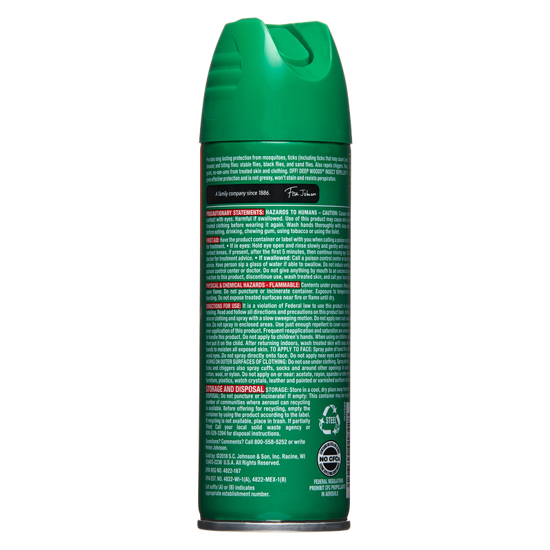 OFF! Deep Woods Insect Repellent 6oz - OFF! – BevMo!