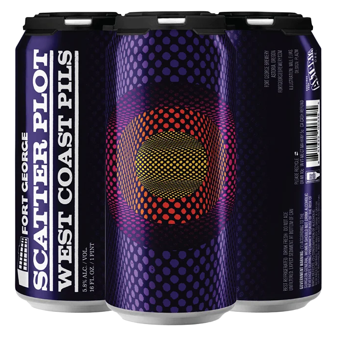 Fort George Scatter Plot West Coast Pils (4PKC 16 OZ)