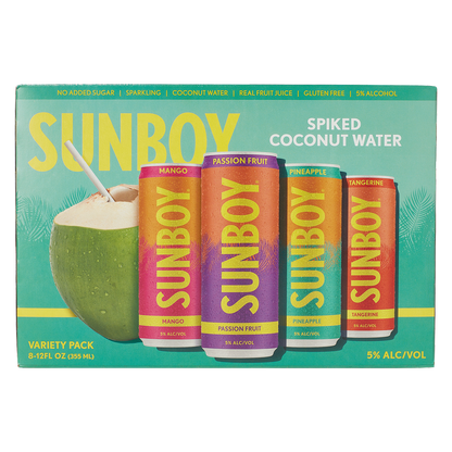 Sunboy Spiked Coconut Water Variety 8pk 12oz Cans