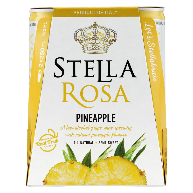 Stella Rosa Pineapple Semi-Sweet White Wine 2Pk/250 ml