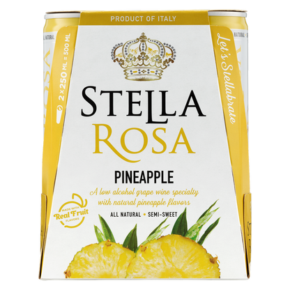 Stella Rosa Pineapple Semi-Sweet White Wine 2Pk/250 ml