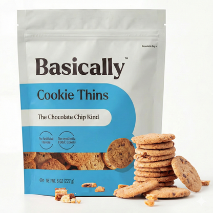 Basically Chocolate Chip Cookie Thins 8oz