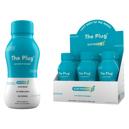 The Plug Hangover Hydration Electrolyte Drink 6pk 3.4oz Btl