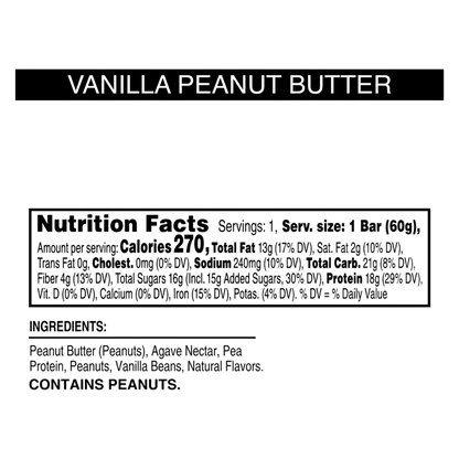 RX High Protein Vanilla Peanut Butter, 2.1 oz