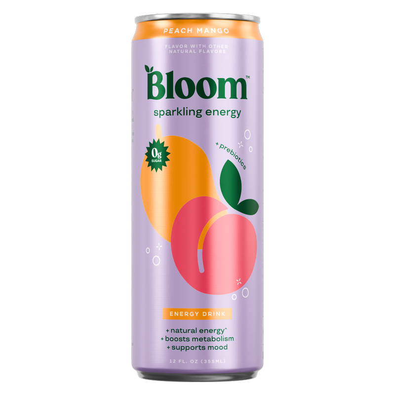 Bloom Energy Peach Mango 12oz Can