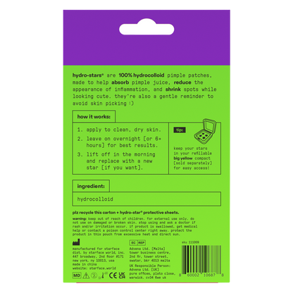 Starface Hydro-star, Party Pack, 32 CT