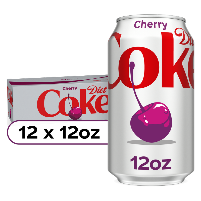 Diet Coke Cherry 12pk 12oz Can