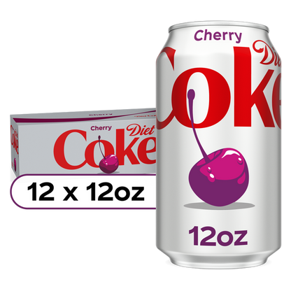 Diet Coke Cherry 12pk 12oz Can