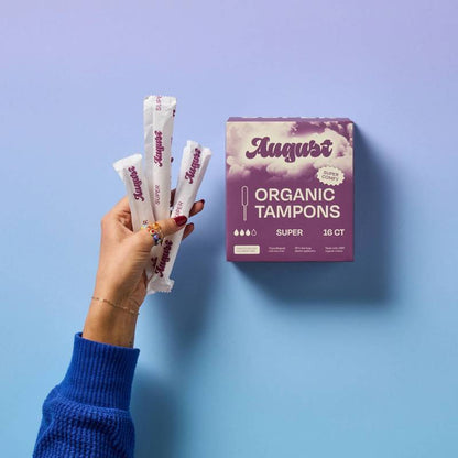 August Super Organic Tampons 16ct