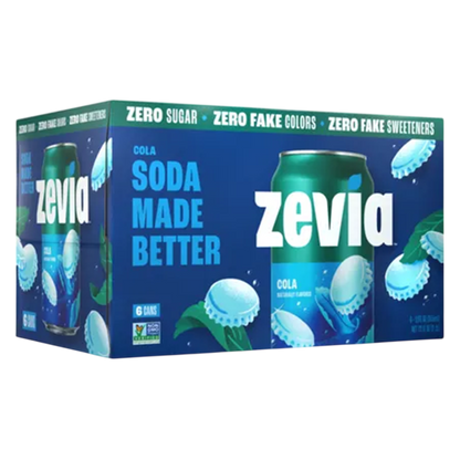 Zevia Cola 6pk 12oz Can