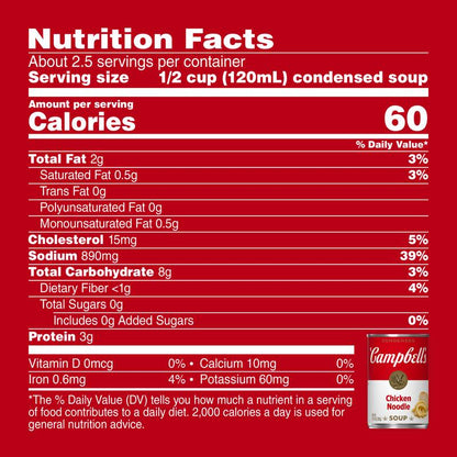 Campbell's Condensed Chicken Noodle Soup 10.75oz