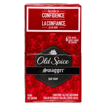 Old Spice Bar Soap Swagger 6ct 4oz