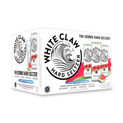 White Claw Seltzer Watermelon 12pk 12oz Can 5.0% ABV