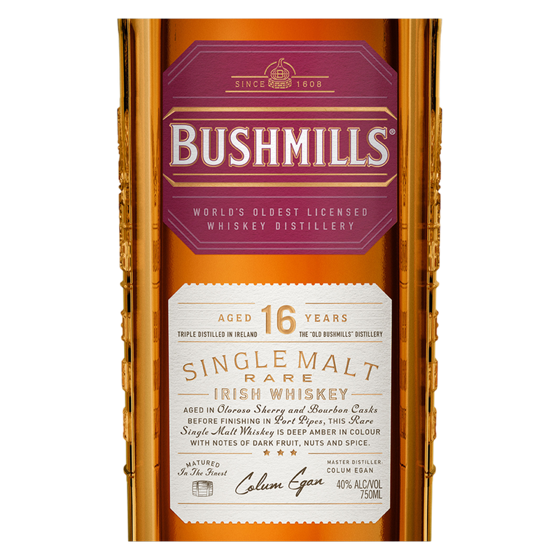 Bushmills 16 Year Whiskey 750ml (80 Proof)
