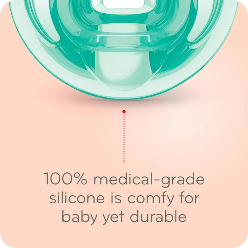 NUK Comfy™ Orthodontic Pacifiers, 0-6M, Neutral, Unisex, 3 Pack